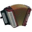Acordeón Hohner A-5723-GCF Corona III Rojo