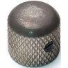 Botón Gotoh Cilíndrico 19X18,4 Cromado Envejecido VK1-19-AGC