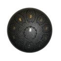 Steel Tongue Drum F-Zone STD618N Negro Jaspeado (6" 8 notas)