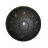 Steel Tongue Drum F-Zone STD611N Negro Jaspeado (6" 11 notas)