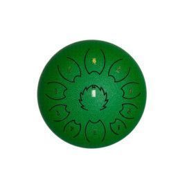 Steel Tongue Drum F-Zone STD811N Verde (8" 11 notas)