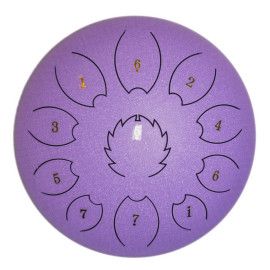 Steel Tongue Drum F-Zone STD1013N Púrpura (10" 13 notas)