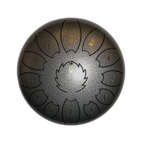Steel Tongue Drum F-Zone STD1211N Gris Jaspeado (12" 11 notas)