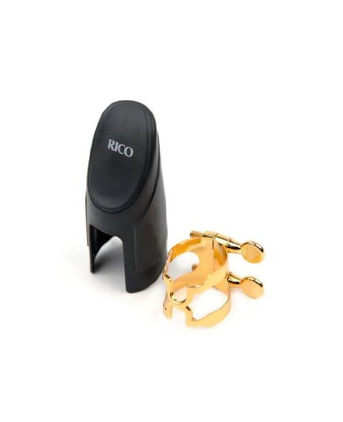 Abrazadera y Boquillero Saxo Soprano Rico H Gold Plated