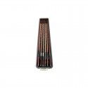 Estuche 6 arcos violín/viola/cello Pedi negro/marrón Marrón