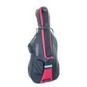 Funda cello Rapsody ACRB 4/4 4/4 Negro/Burdeos