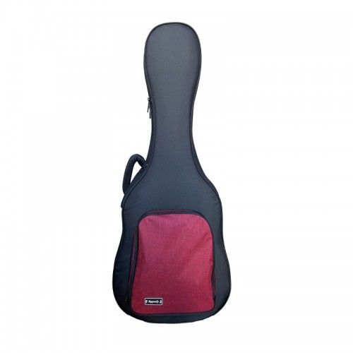 Estuche guitarra clásica Rapsody CSG002A Black/burgundy Negro/Burdeos