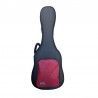 Estuche guitarra clásica Rapsody CSG002A Black/burgundy Negro/Burdeos