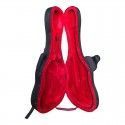 Estuche guitarra clásica Rapsody CSG002A Black/burgundy Negro/Burdeos