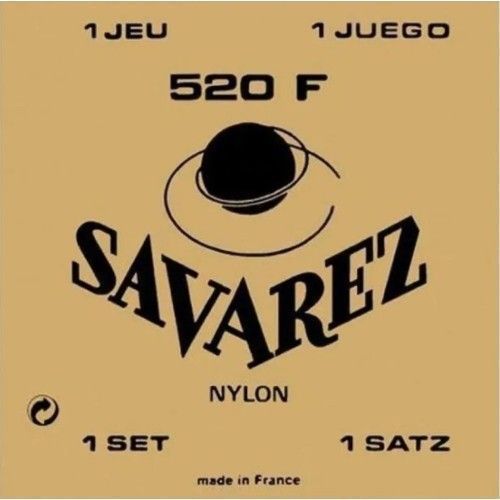 Juego Savarez Clásica Carta Roja 520-F (3ª entorchada)