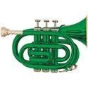 Trompeta  Pocket Taylor Collins TCPTR-13 GR Verde en Sib