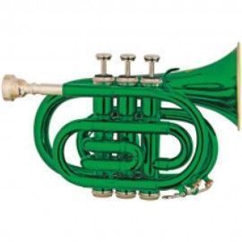 Trompeta  Pocket Taylor Collins TCPTR-13 GR Verde en Sib