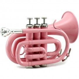 Trompeta  Pocket Taylor Collins TCPTR-13 PK Rosa en Sib