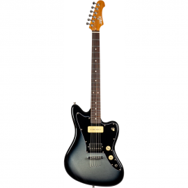Guitarra Eléctrica Jet JJ350 Baritone Moonburst Silver Burst