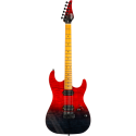 Guitarra Eléctrica Jet JS1000 Vulcano Transparent Red