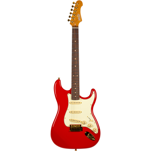 Guitarra Eléctrica Jet JS380-RDG Red, Gold Hardware