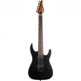 Guitarra Eléctrica 7 Cuerdas Jet JS507 Stygian Satin Black