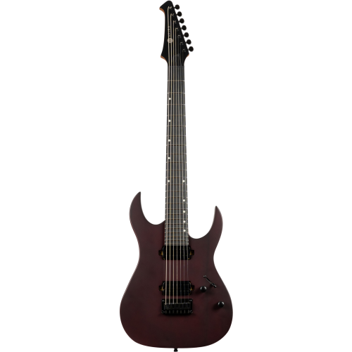 Guitarra Eléctrica Spira 7 Cuerdas S407-MWR Satin Wine Red