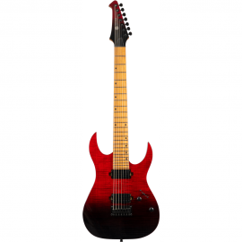 Guitarra Eléctrica Spira 7 Cuerdas S457-TRD Transparent Red