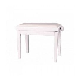 Banqueta Graduable Hidrau X24 Blanca Mate
