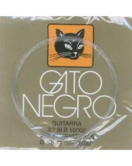 Cuerda Guitarra Gato Negro 2ª SI