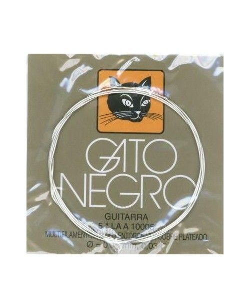 Cuerda Guitarra Gato Negro 5ª LA