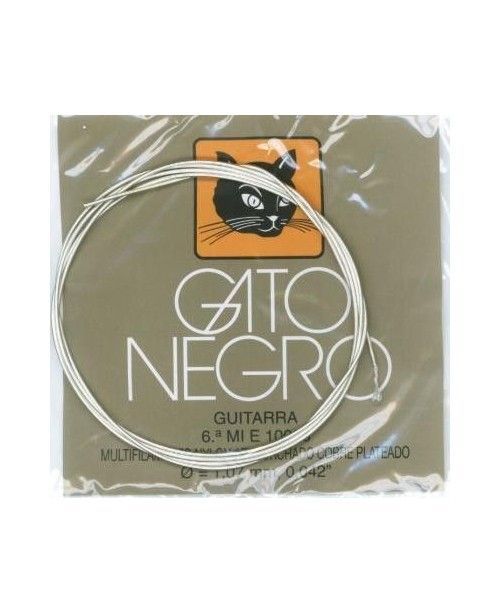 Cuerda Guitarra Gato Negro 6ª MI