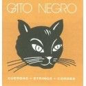 Juego Cuerdas Guitarra Gato Negro