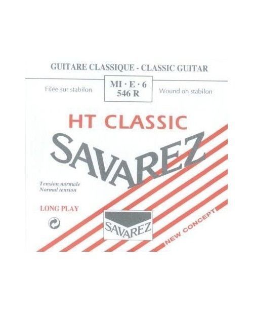 Cuerda Guitarra Savarez Aliance Roja NT 546R 6ª "MI"