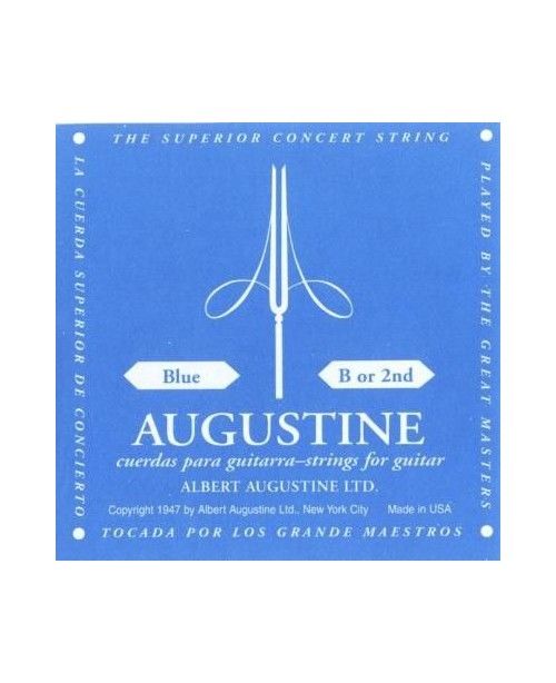 Corda Guitarra Agustine Blava 2ª "SI"