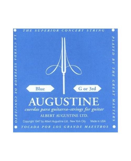 Cuerda Guitarra Agustine Azul 3ª "SOL"