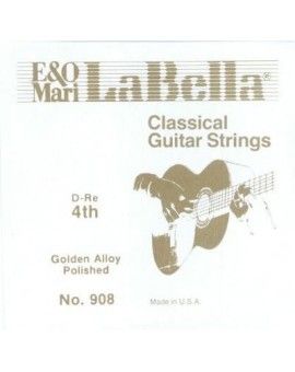 Cuerda Guitarra La Bella 4ª "RE"