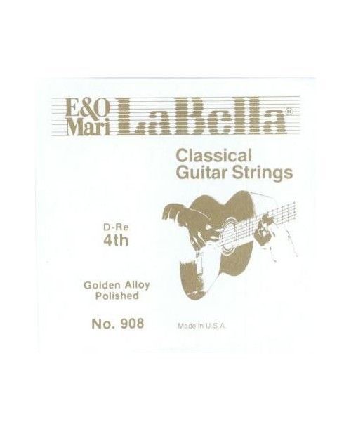 Cuerda Guitarra La Bella 4ª "RE"