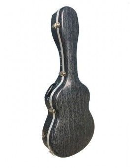 Estoig Guitarra ABS Rapsody Armonia Negre Ratlles