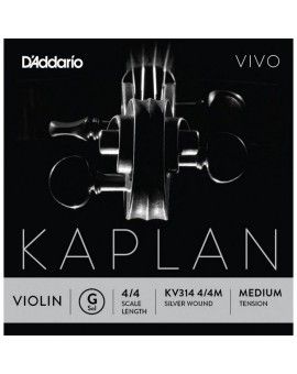 Cuerda Violín Kaplan Vivo SOL KV314