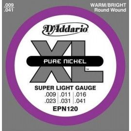 Juego Cuerdas Guitarra Eléctrica D'Addario EXL120 9/42
