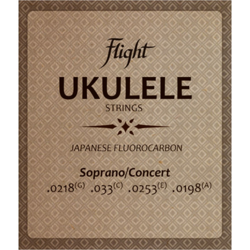 Juego Cuerdas Ukelele Soprano/Concert Fl