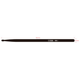 Par de Baquetas Equal H2 Fibra de Carbon