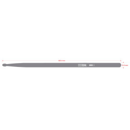 Par de Baquetas Equal H3 Fibra de Carbon