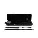 Estuche viola Artist Dynamic policarbonato rectangular con bolsa partituras Black Negro