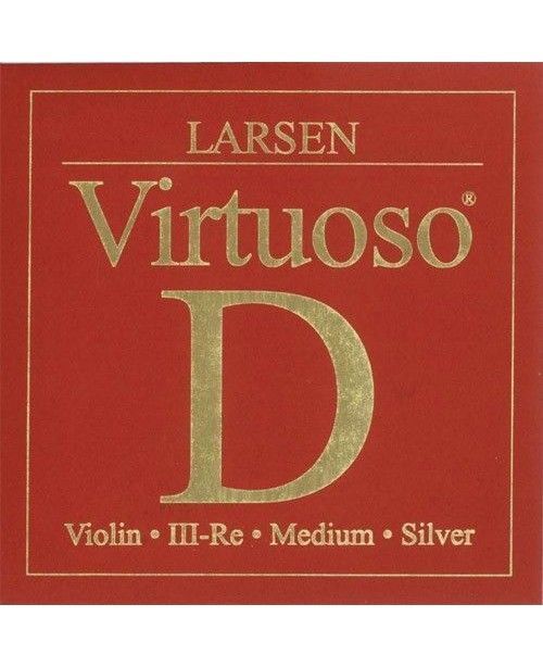 Cuerda Violín Larsen Virtuoso Re Medium