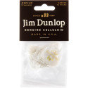 Player´s Pack 12 Púas Dunlop 483P-04MD Celluloid White Perloid Medium