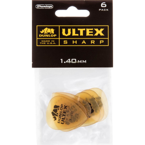 Player´s Pack 6 Púas Dunlop 433P-140 Ultex Sharp 1.40mm
