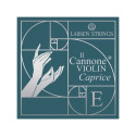 "Cuerda violín Larsen Il Cannone Silver 1ª Mi Caprice acero Bola-Lazo 4/4 Medium"