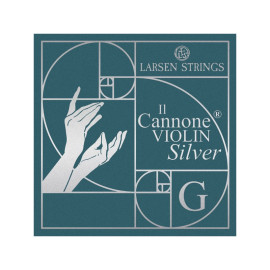 "Cuerda violín Larsen Il Cannone Silver 4ª Sol plata 4/4 Medium"