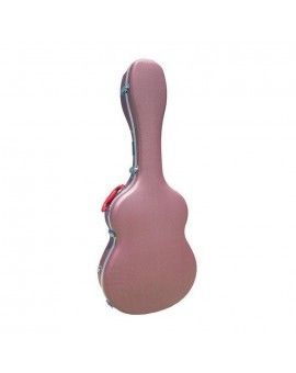 Estuche Guitarra ABS Rapsody Armonia Rojo 3D Rugós