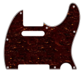 Golpeador 3 Capas Jet Guitars Stratocaster S/S PT300-TS Tortoise