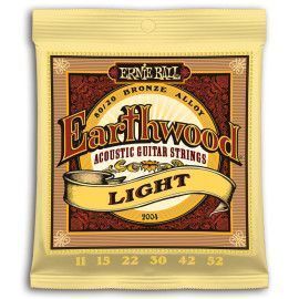 JUEGO ACÚSTICA EARTHWOOD 80/20 BRONZE LIGHT 11-52