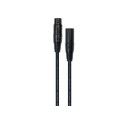 Cable de 5 metros de longitud. XLR macho a XLR hembra
