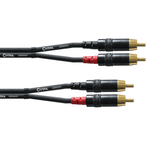 Cable de audio RCA doble de 1,5 m